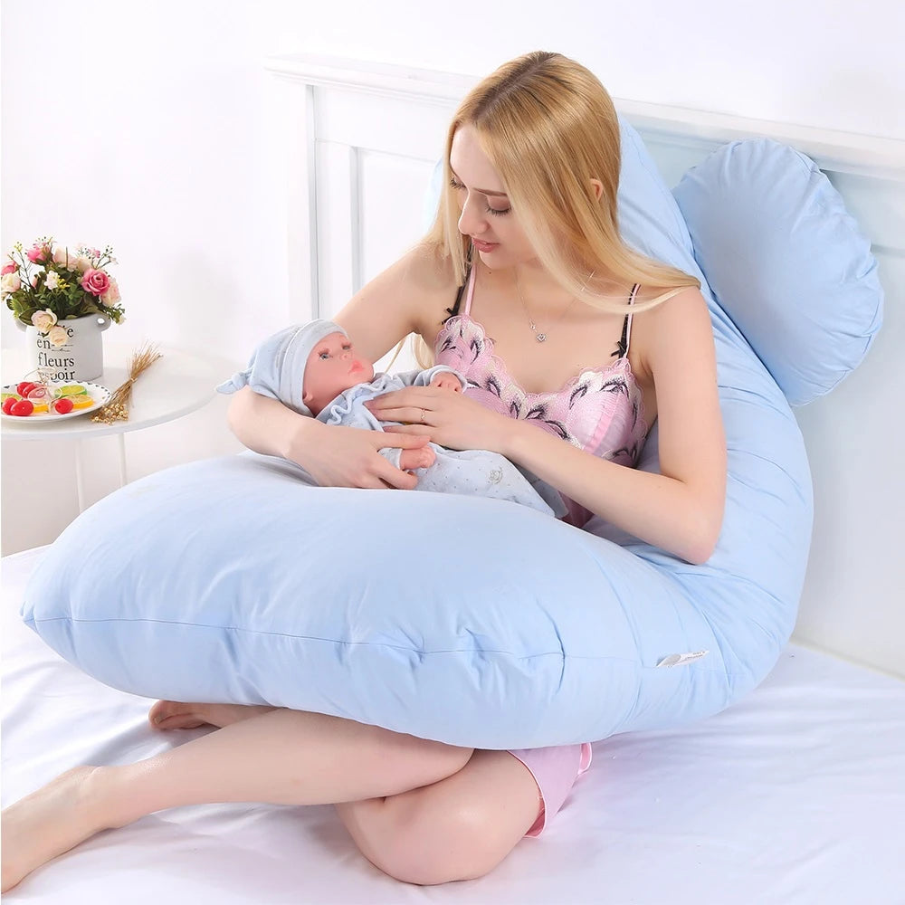Full Body Pregnancy Pillow – 360° Support for Belly, Back & Hips