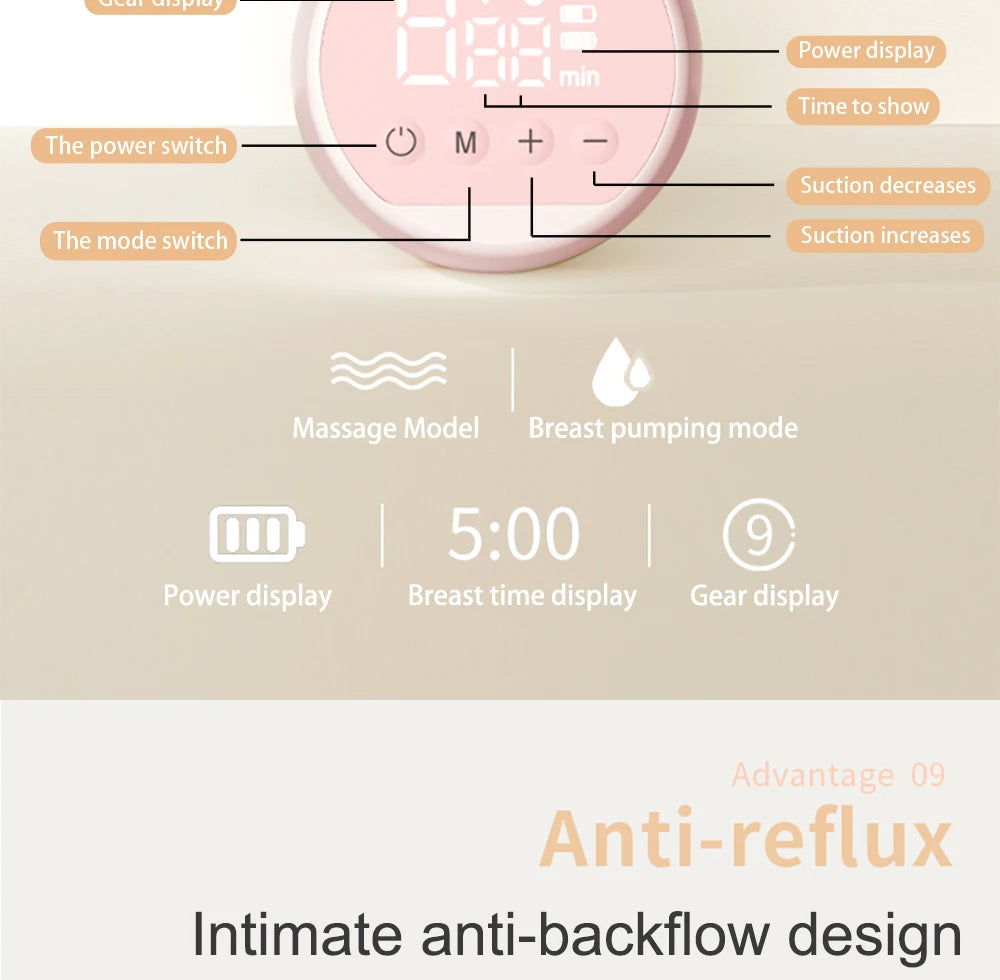 Portable Electric USB Chargable Breast Pump