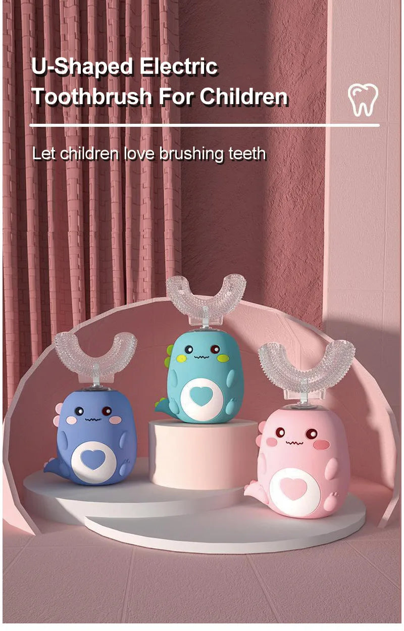 Tiny Tykes DinoBrush – 360° Automatic Kids Toothbrush