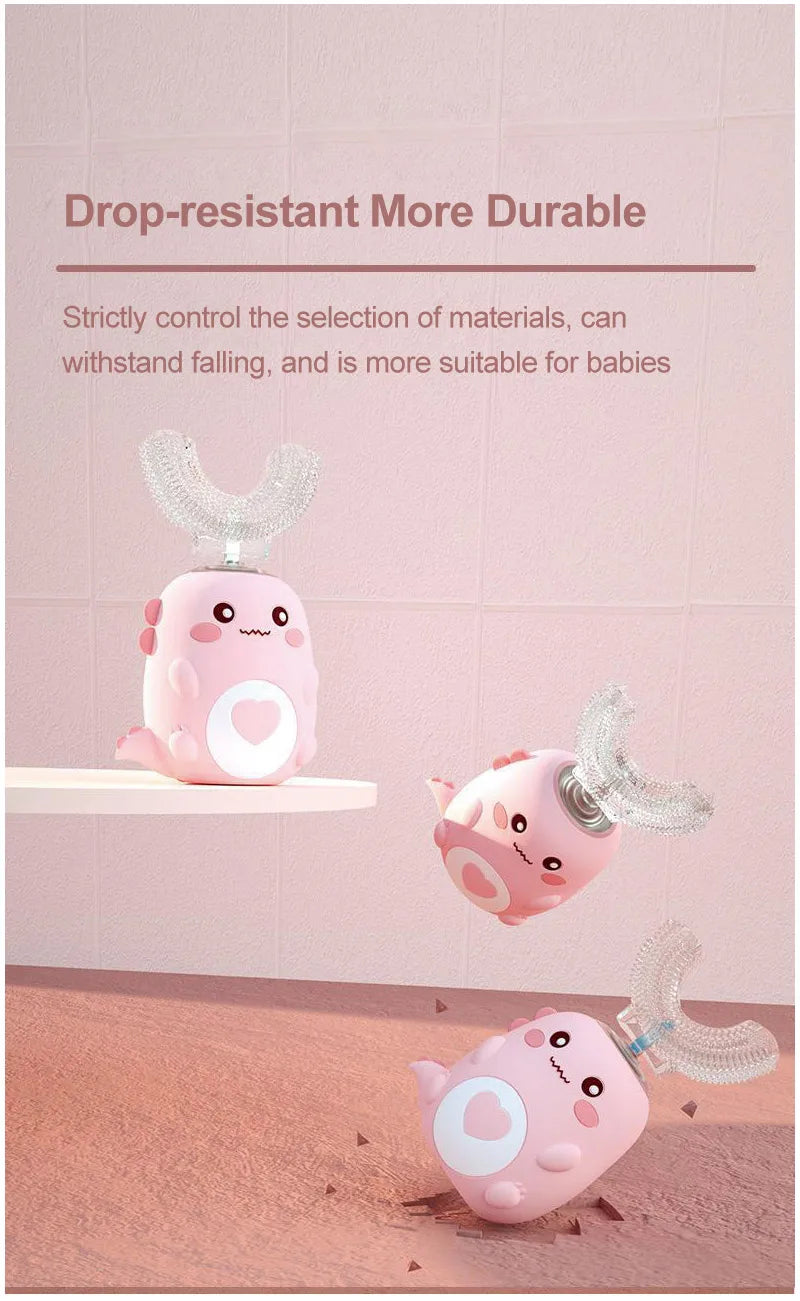 Tiny Tykes DinoBrush – 360° Automatic Kids Toothbrush