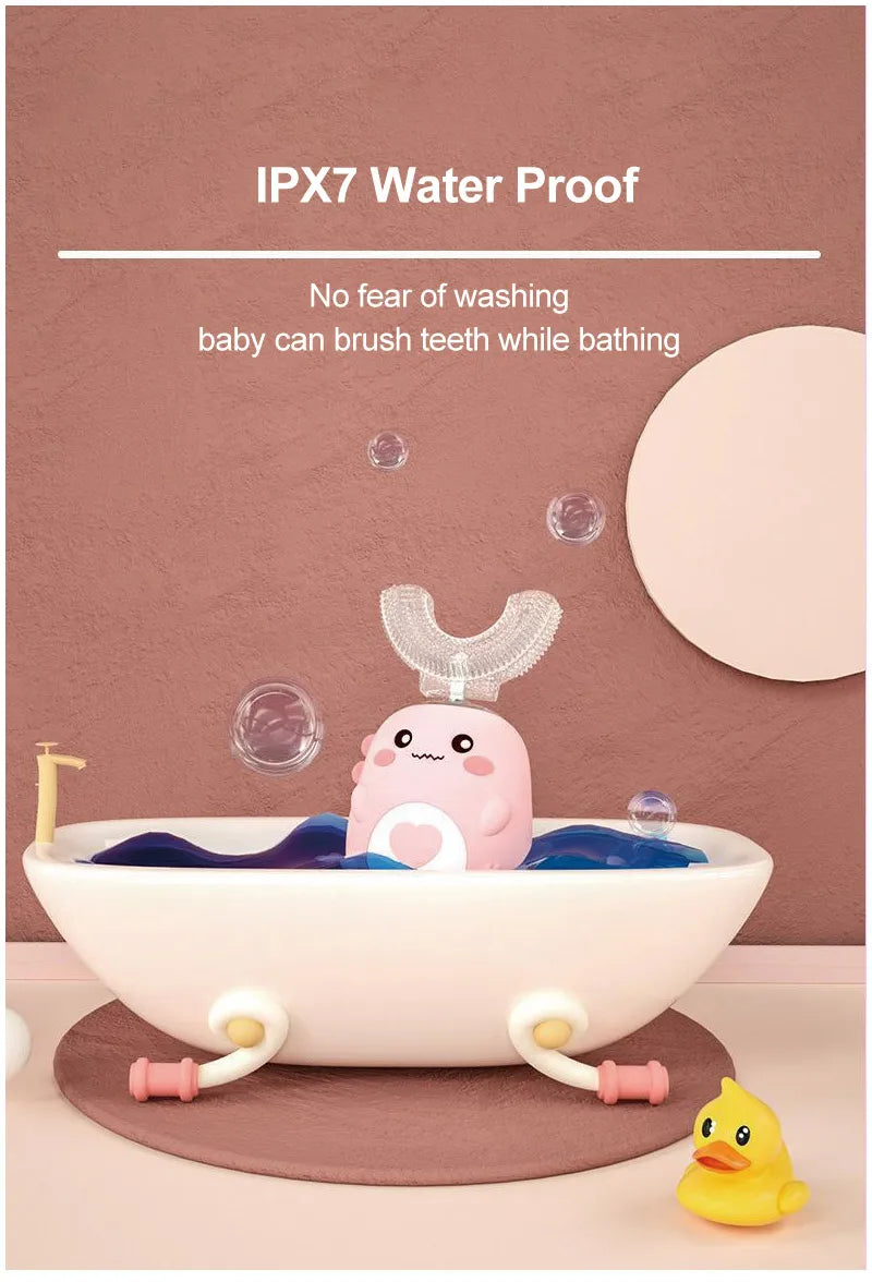 Tiny Tykes DinoBrush – 360° Automatic Kids Toothbrush