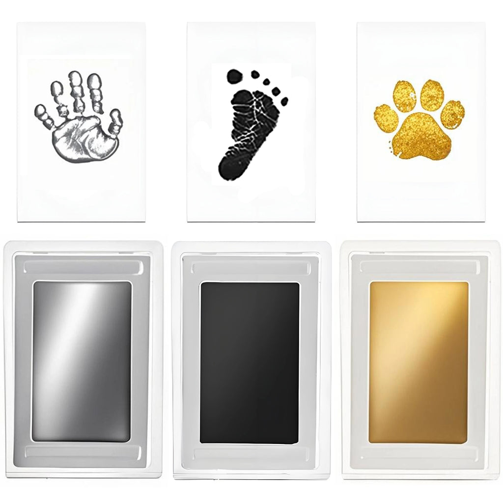 GOLDEN Baby Hand & Footprint Keepsake Kit – The Perfect Newborn Gift