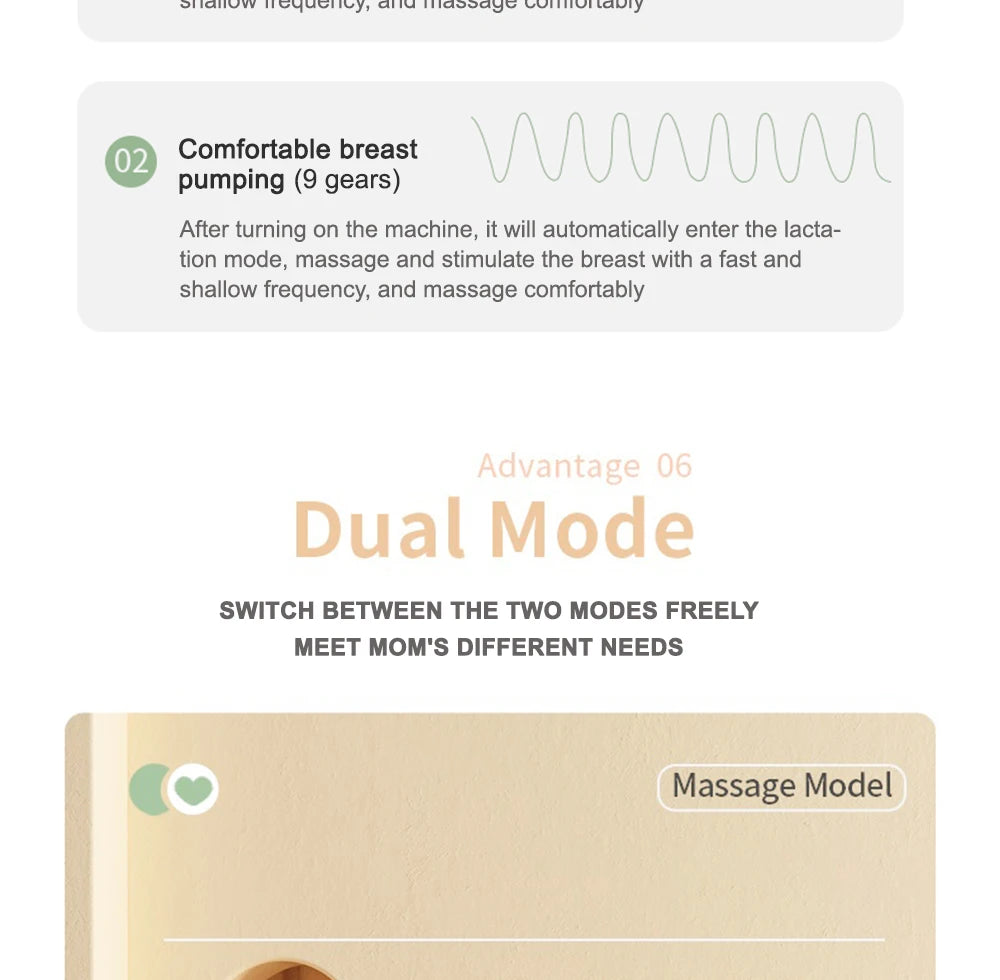 Portable Electric USB Chargable Breast Pump